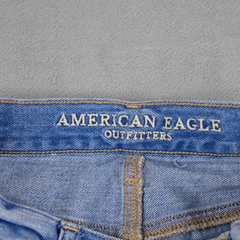 American Eagle Jeans Womens 0 (26x26) Mom Jeans Distressed Casaul Blue Denim